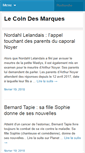 Mobile Screenshot of lecoindesmarques.com